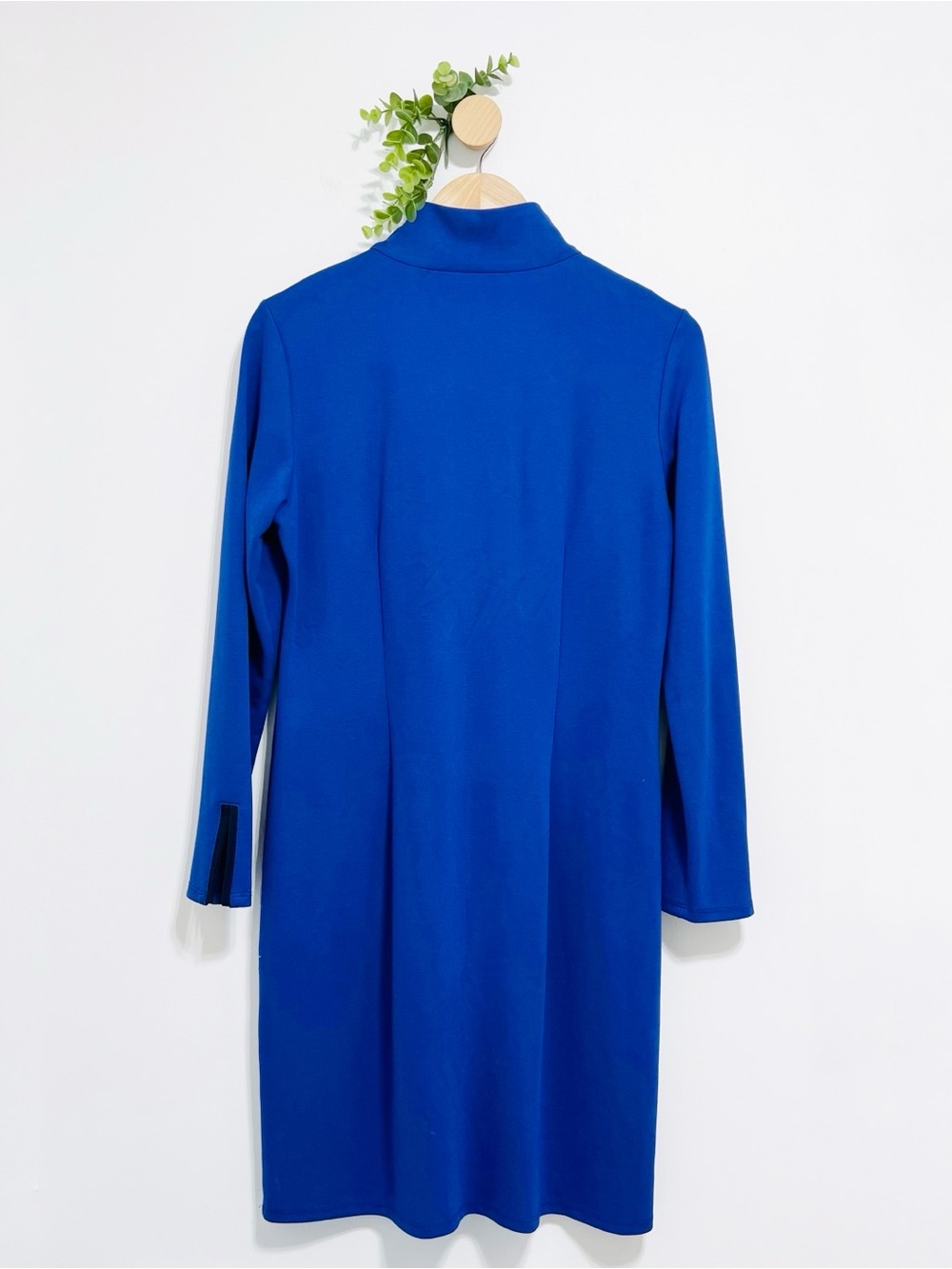 Jude Connally Royal Blue Long Sleeve Comfort Stretch Modest Dress - Picture 7 of 9